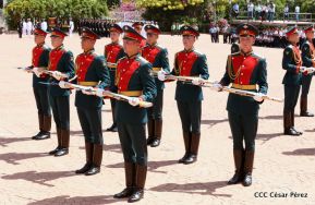 Exhibición de fantasía militar en homenaje al 40 aniversario del Ejército de Nicaragua