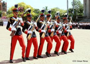 Exhibición de fantasía militar en homenaje al 40 aniversario del Ejército de Nicaragua