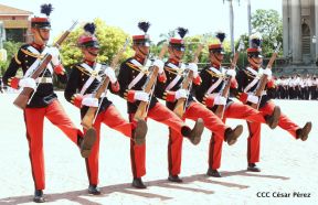 Exhibición de fantasía militar en homenaje al 40 aniversario del Ejército de Nicaragua