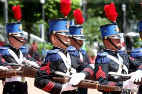 Exhibición de fantasía militar en homenaje al 40 aniversario del Ejército de Nicaragua