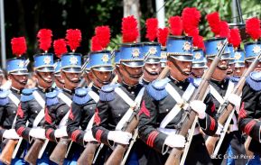 Exhibición de fantasía militar en homenaje al 40 aniversario del Ejército de Nicaragua