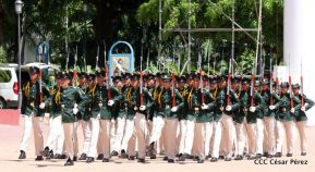 Exhibición de fantasía militar en homenaje al 40 aniversario del Ejército de Nicaragua