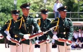 Exhibición de fantasía militar en homenaje al 40 aniversario del Ejército de Nicaragua
