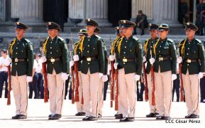 Exhibición de fantasía militar en homenaje al 40 aniversario del Ejército de Nicaragua