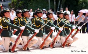 Exhibición de fantasía militar en homenaje al 40 aniversario del Ejército de Nicaragua