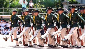 Exhibición de fantasía militar en homenaje al 40 aniversario del Ejército de Nicaragua
