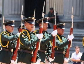 Exhibición de fantasía militar en homenaje al 40 aniversario del Ejército de Nicaragua