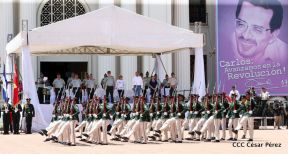 Exhibición de fantasía militar en homenaje al 40 aniversario del Ejército de Nicaragua