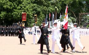 Exhibición de fantasía militar en homenaje al 40 aniversario del Ejército de Nicaragua