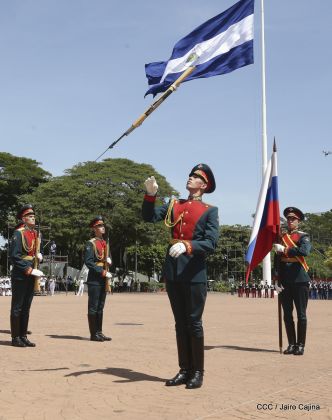 Exhibición de fantasía militar en homenaje al 40 aniversario del Ejército de Nicaragua
