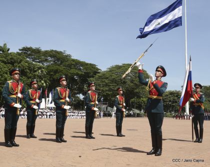 Exhibición de fantasía militar en homenaje al 40 aniversario del Ejército de Nicaragua