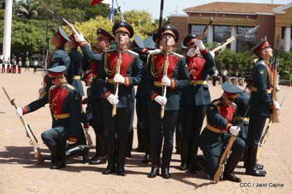 Exhibición de fantasía militar en homenaje al 40 aniversario del Ejército de Nicaragua