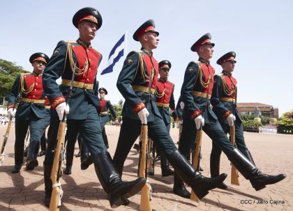 Exhibición de fantasía militar en homenaje al 40 aniversario del Ejército de Nicaragua