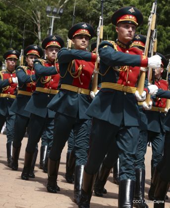 Exhibición de fantasía militar en homenaje al 40 aniversario del Ejército de Nicaragua
