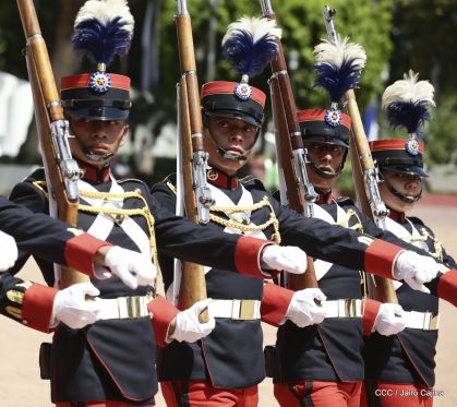 Exhibición de fantasía militar en homenaje al 40 aniversario del Ejército de Nicaragua
