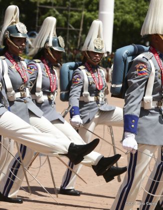 Exhibición de fantasía militar en homenaje al 40 aniversario del Ejército de Nicaragua