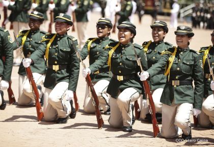 Exhibición de fantasía militar en homenaje al 40 aniversario del Ejército de Nicaragua