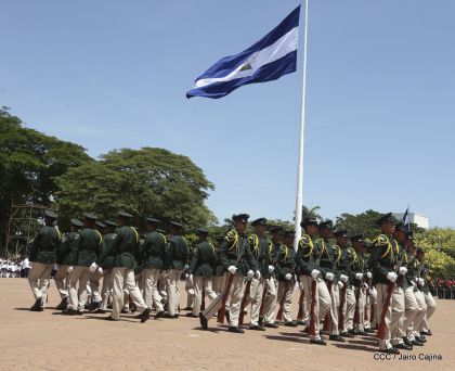 Exhibición de fantasía militar en homenaje al 40 aniversario del Ejército de Nicaragua