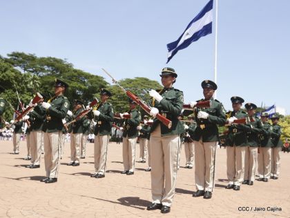 Exhibición de fantasía militar en homenaje al 40 aniversario del Ejército de Nicaragua
