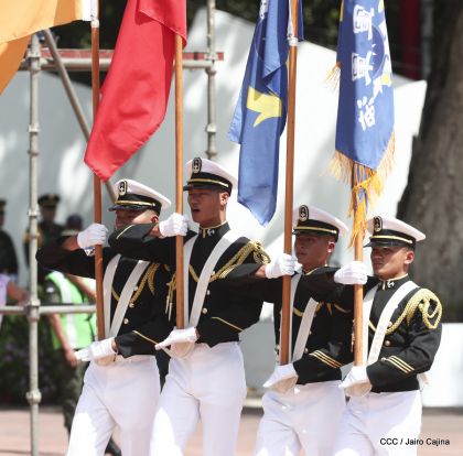 Exhibición de fantasía militar en homenaje al 40 aniversario del Ejército de Nicaragua