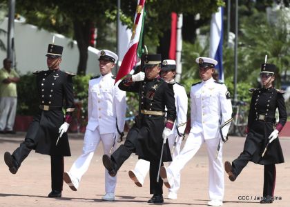 Exhibición de fantasía militar en homenaje al 40 aniversario del Ejército de Nicaragua