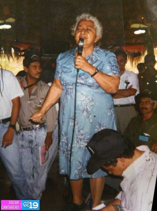 Nicaragua lamenta fallecimiento de "La Cachorra"