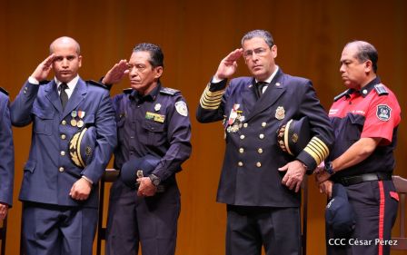Así celebró el Benemérito Cuerpo de Bomberos de Managua sus 83 años