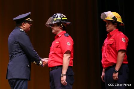 Así celebró el Benemérito Cuerpo de Bomberos de Managua sus 83 años