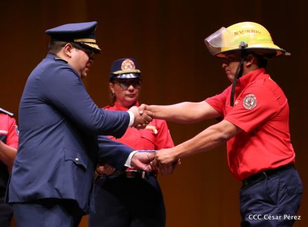 Así celebró el Benemérito Cuerpo de Bomberos de Managua sus 83 años