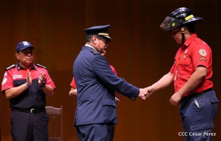 Así celebró el Benemérito Cuerpo de Bomberos de Managua sus 83 años