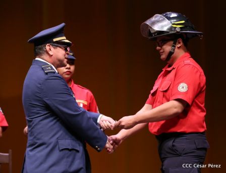 Así celebró el Benemérito Cuerpo de Bomberos de Managua sus 83 años