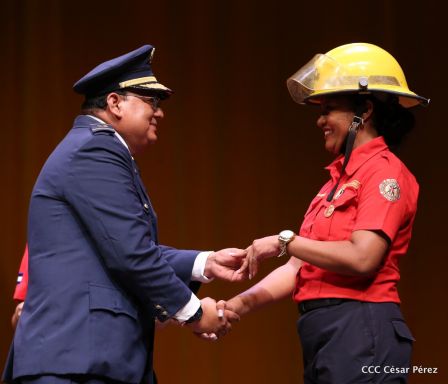Así celebró el Benemérito Cuerpo de Bomberos de Managua sus 83 años
