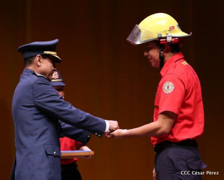 Así celebró el Benemérito Cuerpo de Bomberos de Managua sus 83 años