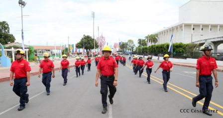 Así celebró el Benemérito Cuerpo de Bomberos de Managua sus 83 años