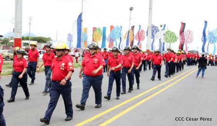 Así celebró el Benemérito Cuerpo de Bomberos de Managua sus 83 años