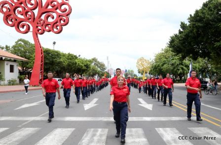 Así celebró el Benemérito Cuerpo de Bomberos de Managua sus 83 años