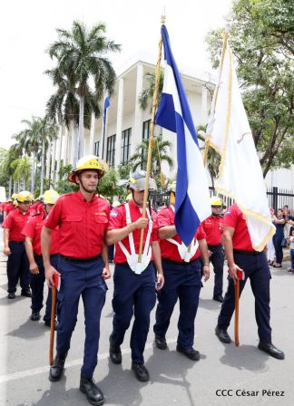 Así celebró el Benemérito Cuerpo de Bomberos de Managua sus 83 años