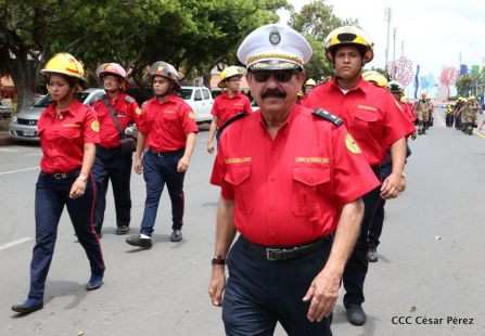 Así celebró el Benemérito Cuerpo de Bomberos de Managua sus 83 años
