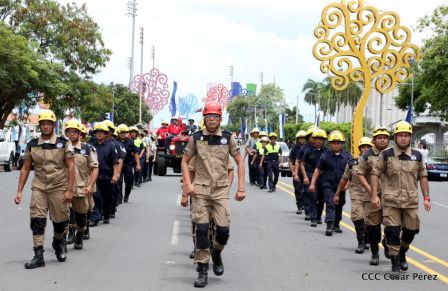 Así celebró el Benemérito Cuerpo de Bomberos de Managua sus 83 años