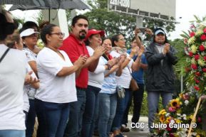 63 aniversario del paso a la inmortalidad del héroe nacional Rigoberto López Pérez