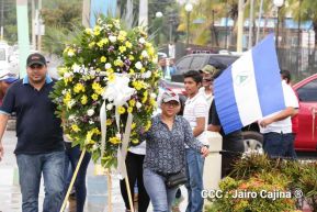 63 aniversario del paso a la inmortalidad del héroe nacional Rigoberto López Pérez
