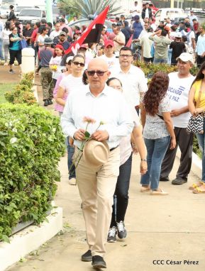 63 aniversario del paso a la inmortalidad del héroe nacional Rigoberto López Pérez