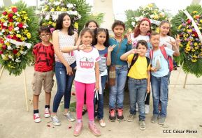 63 aniversario del paso a la inmortalidad del héroe nacional Rigoberto López Pérez