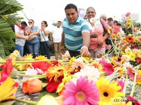 63 aniversario del paso a la inmortalidad del héroe nacional Rigoberto López Pérez