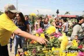 63 aniversario del paso a la inmortalidad del héroe nacional Rigoberto López Pérez