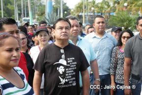 63 aniversario del paso a la inmortalidad del héroe nacional Rigoberto López Pérez