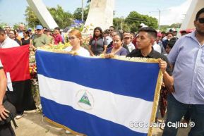 63 aniversario del paso a la inmortalidad del héroe nacional Rigoberto López Pérez