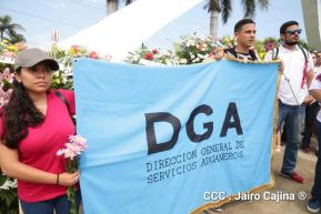 63 aniversario del paso a la inmortalidad del héroe nacional Rigoberto López Pérez