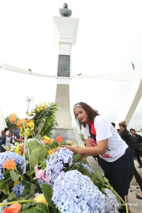 63 aniversario del paso a la inmortalidad del héroe nacional Rigoberto López Pérez