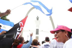 63 aniversario del paso a la inmortalidad del héroe nacional Rigoberto López Pérez